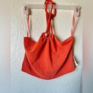 Boutique shop | size: XL | color: rust | material: velvet | stretch: stretchy